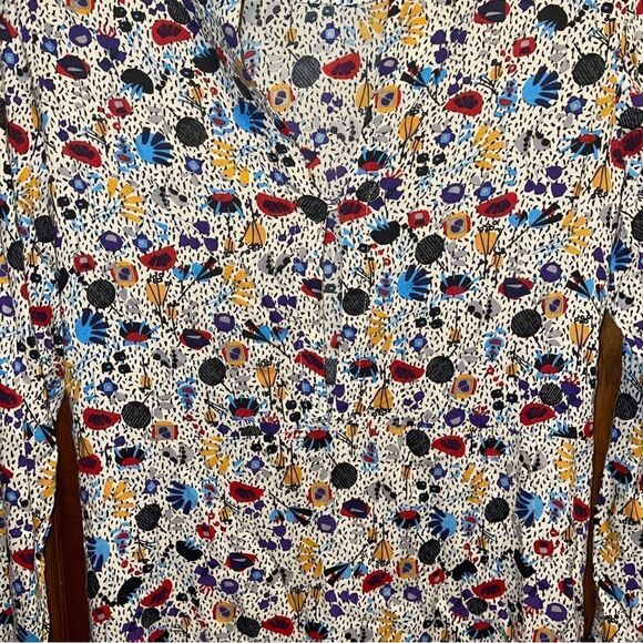 H&M Long Sleeve Multi-Colored Dress Size 2 - Picture 4 of 5